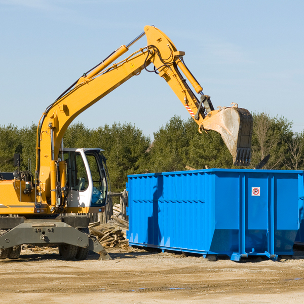 can i choose the location where the residential dumpster will be placed in Elmer Oklahoma